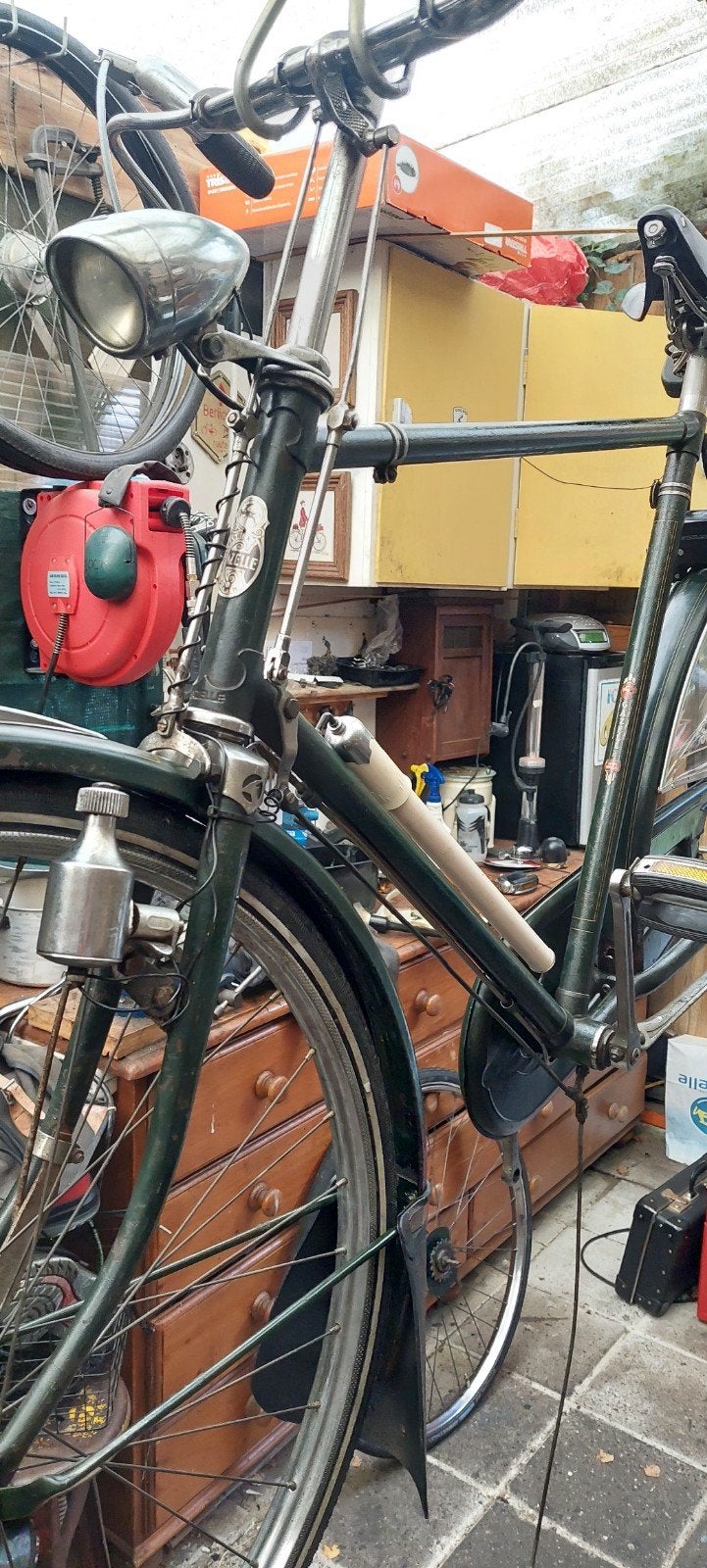 Gazelle Sport populair met stangenremmen bj 68, 59 cm of meer, Ophalen