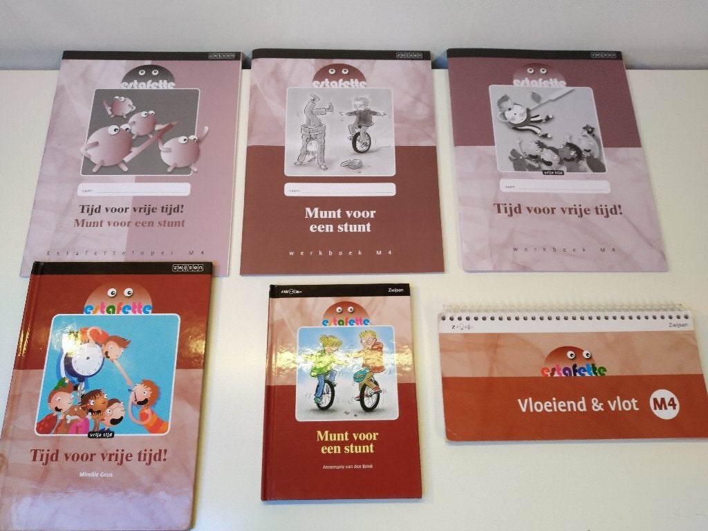 Estafette/VERSIE 2/Groep 4/M4 pakket (6 Boeken) voor €7,50!!, Boeken, Schoolboeken, Ophalen of Verzenden, Nieuw, Overige niveaus