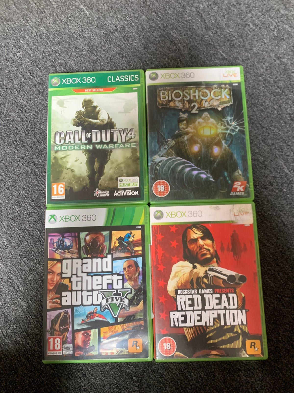 Xbox 360 Games: GTA V, CoD, Bioshock 2, Red Dead Redemption, Avontuur en Actie, Vanaf 18 jaar, 1 speler, Ophalen of Verzenden