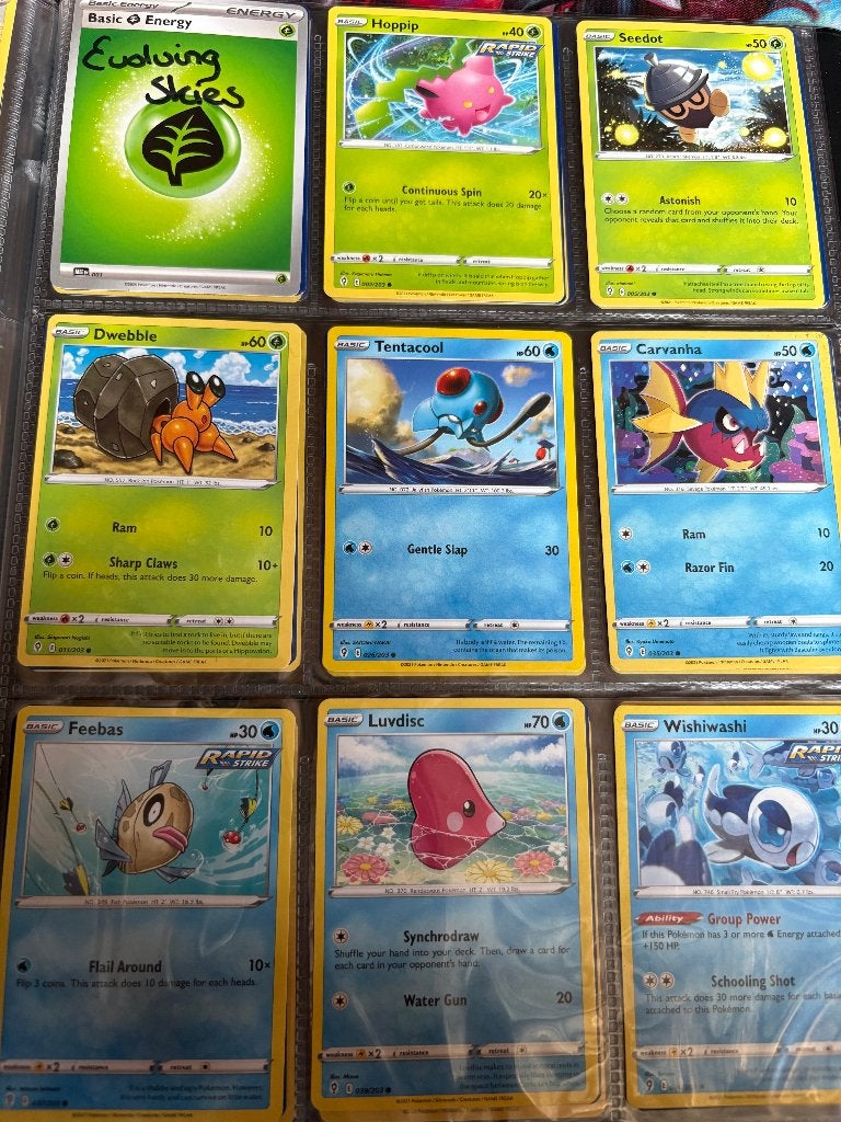 Pokémon Evolving Skies 2021, Ophalen of Verzenden, Zo goed als nieuw, Losse kaart, Foil