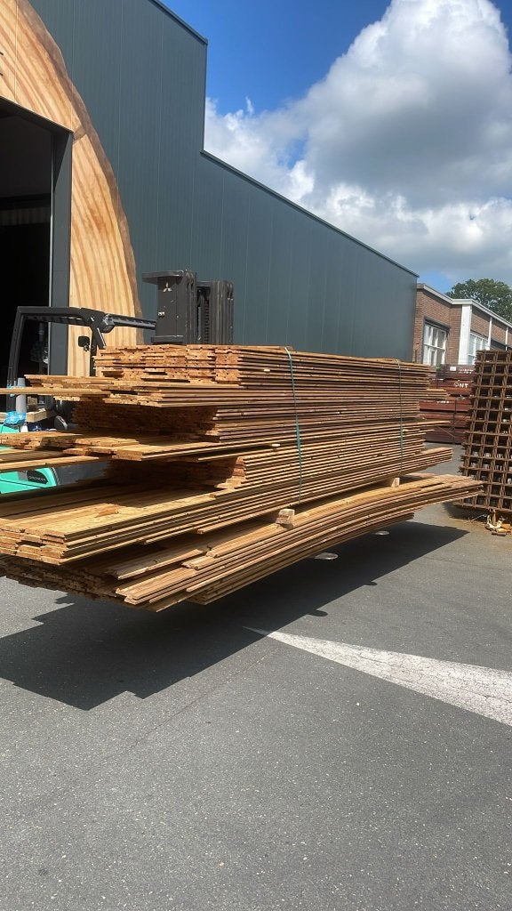 PARTIJ-AANBIEDING!! HARDHOUT, STELLAC, RED-CEDAR! UITZOEKEN!, Doe-het-zelf en Verbouw, Ophalen, Nieuw, Overige houtsoorten, Plank