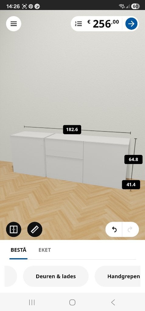 Besta, Ophalen, Gebruikt, Met deur(en), 150 tot 200 cm