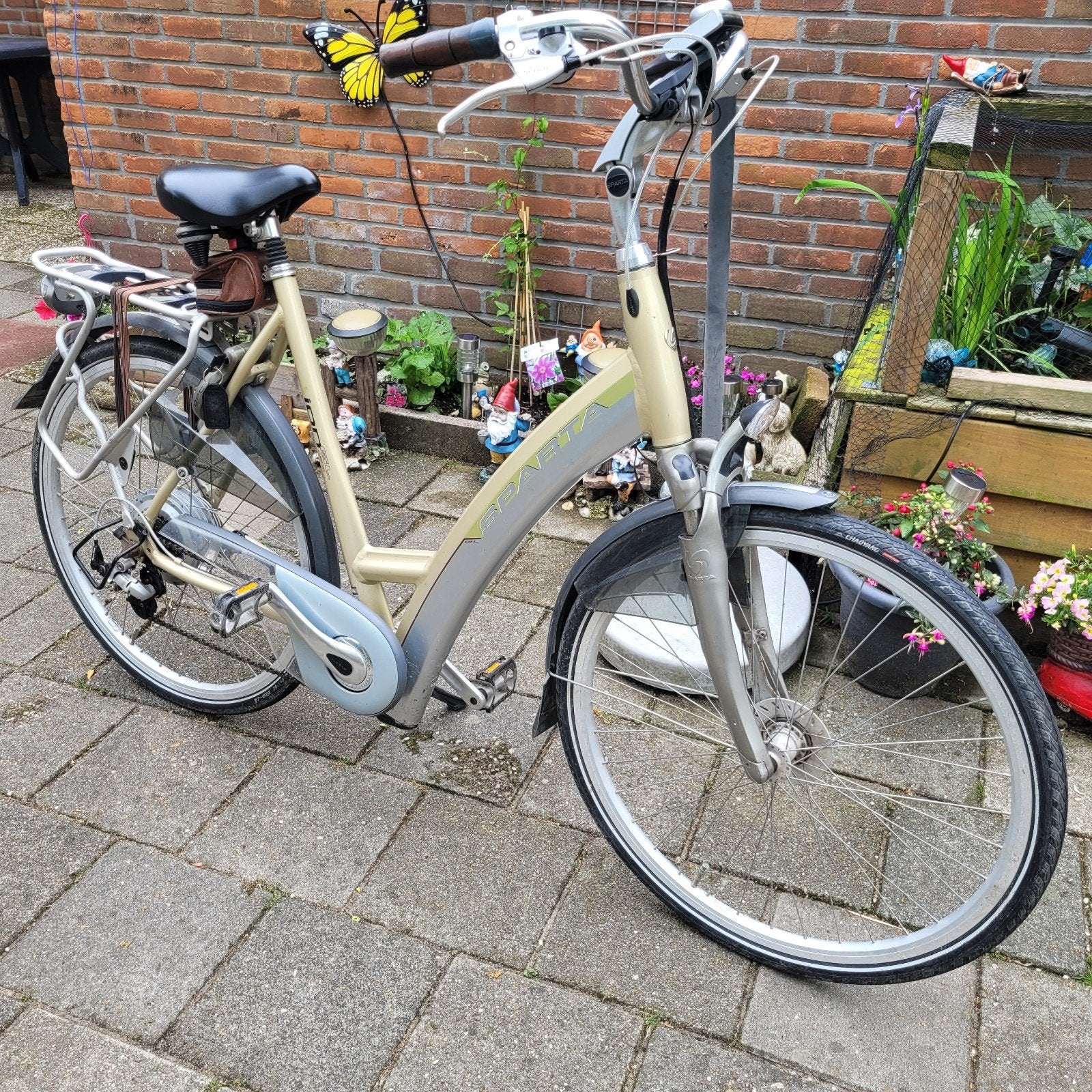 Goede sparta elektrische dames fiets, Fietsen en Brommers, Elektrische fietsen, Ophalen, Sparta, Gebruikt, 55 tot 59 cm