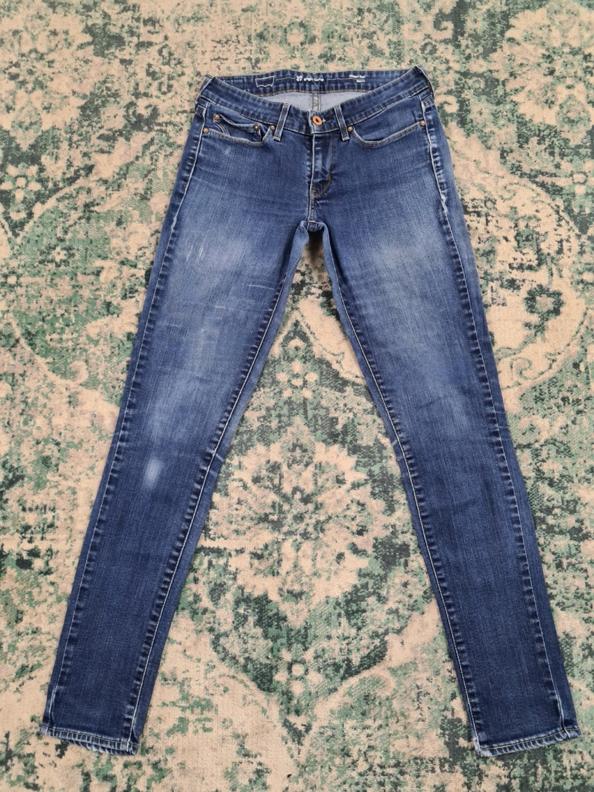 Levi’s slight curve modern rise skinny W27 L30 Tulsi2730, Zo goed als nieuw, W27 (confectie 34) of kleiner, Levi's, Verzenden