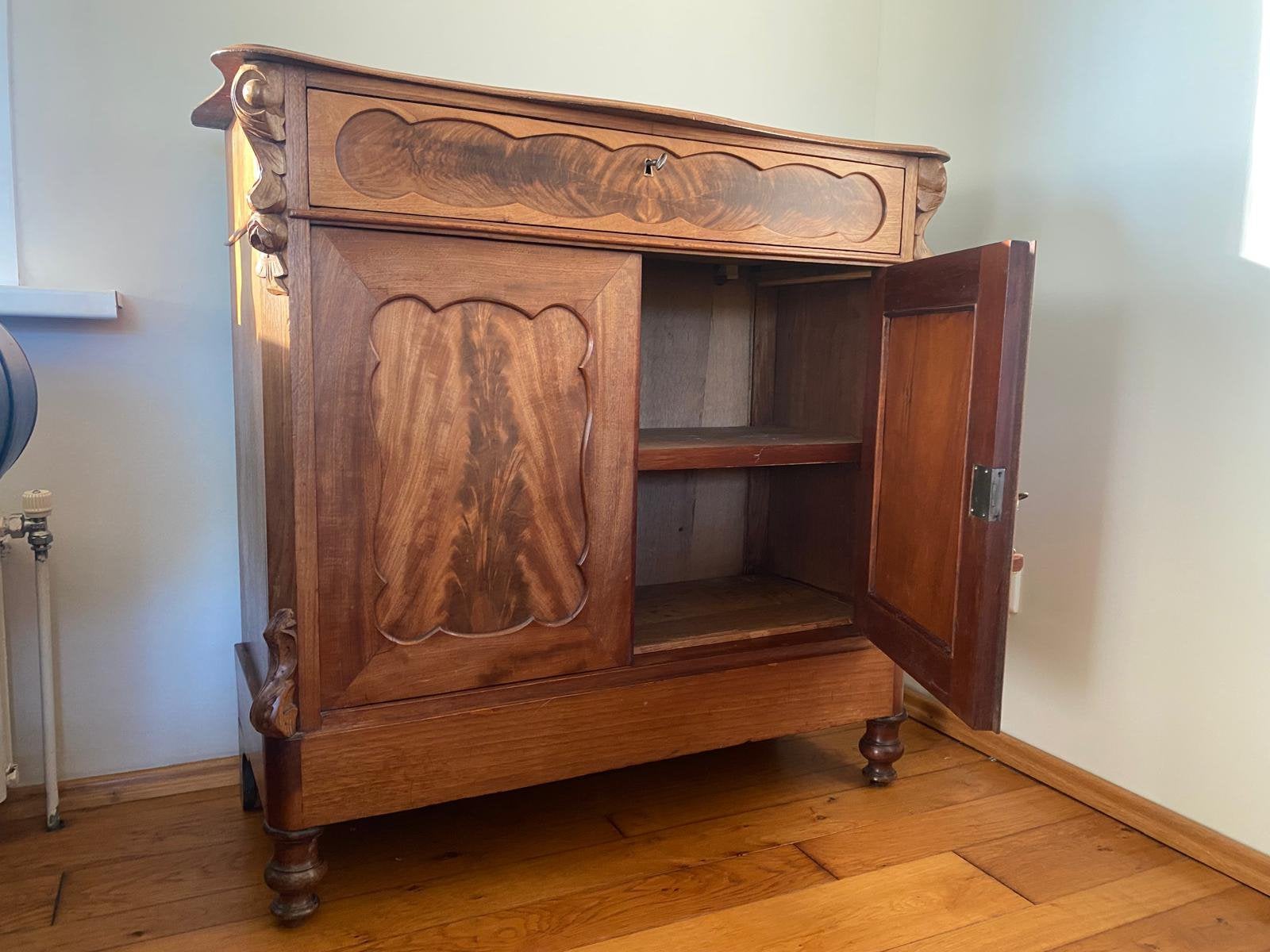 vintage biedermeier dressoir, Ophalen, Zo goed als nieuw, 25 tot 50 cm, 50 tot 100 cm