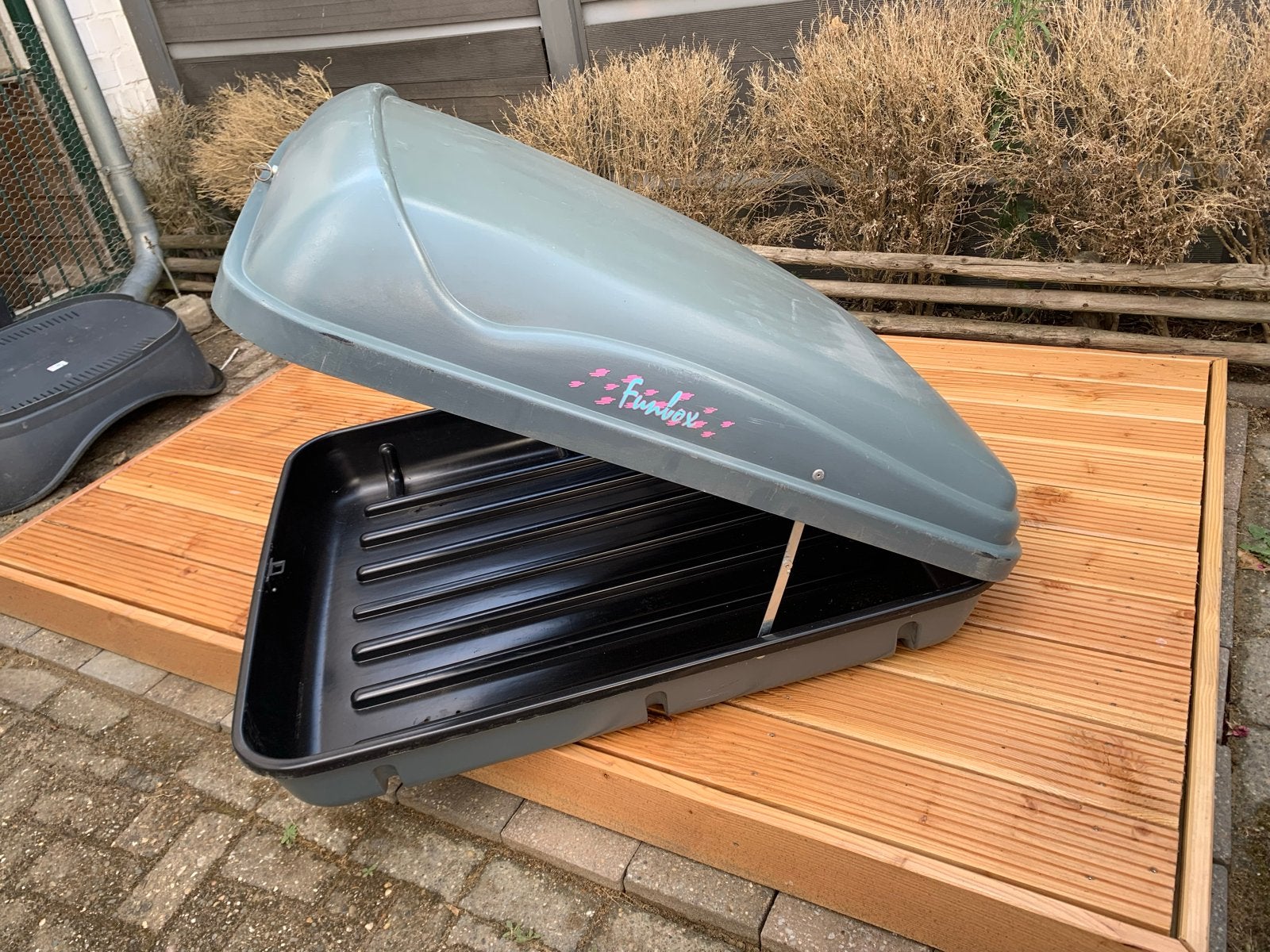 Compacte Funbox dakkoffer - 120x100x35 cm, Auto diversen, Dakkoffers, Ophalen, Gebruikt