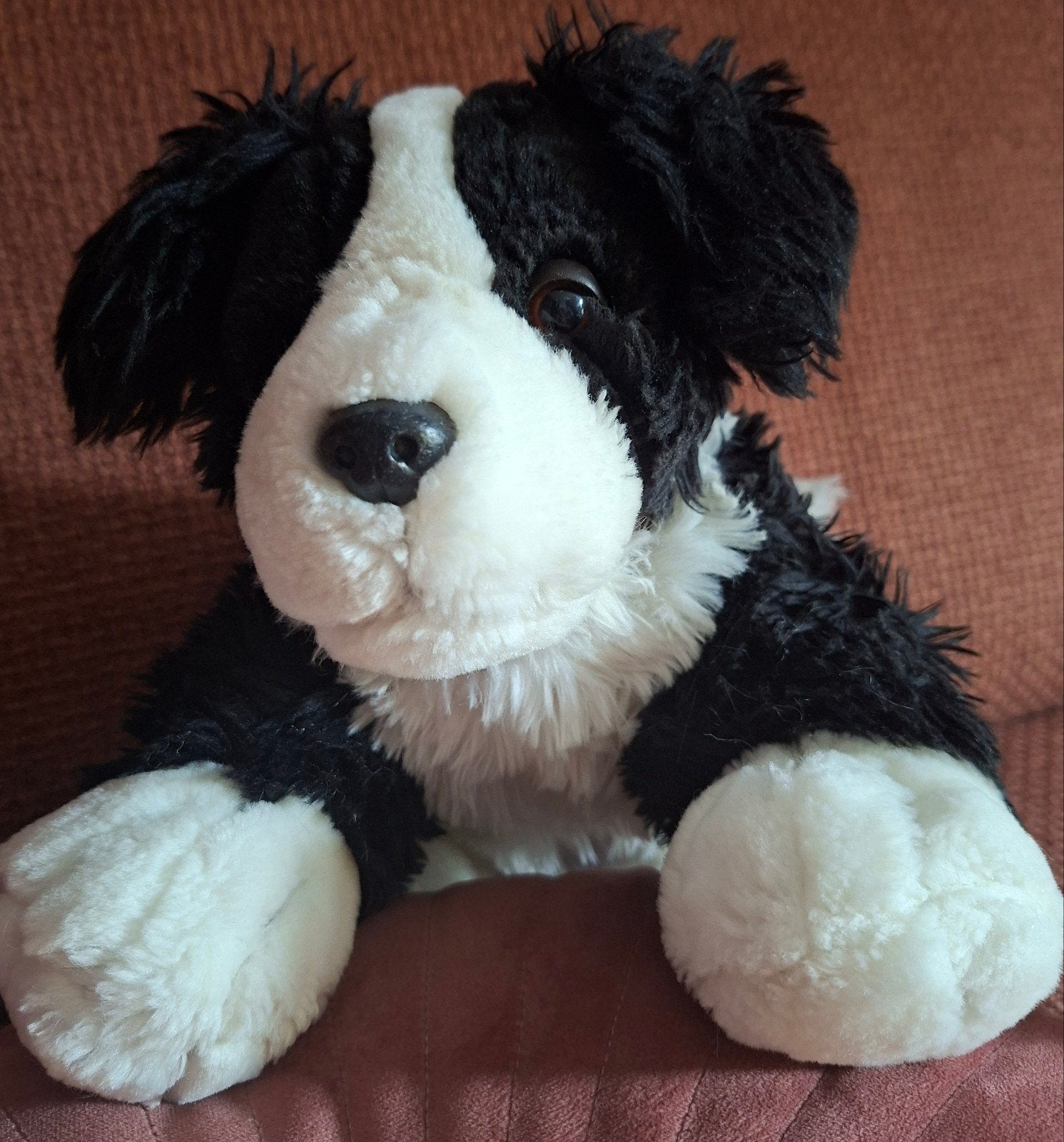 Verzwaarde troostknuffel 'Woef' - 850 gram, Ophalen of Verzenden, Nieuw, Hond, Middelgroot (20 tot 80 cm)