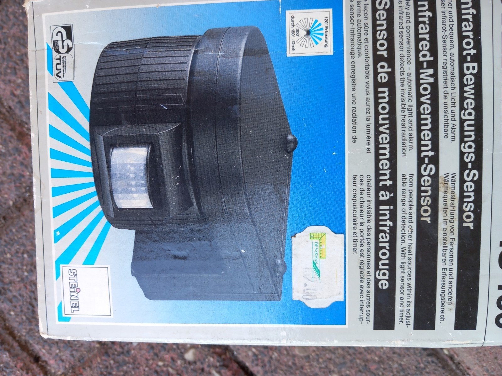 Steinel bewegingsensor, Ophalen, Nieuw, Netvoeding, Minder dan 50 watt