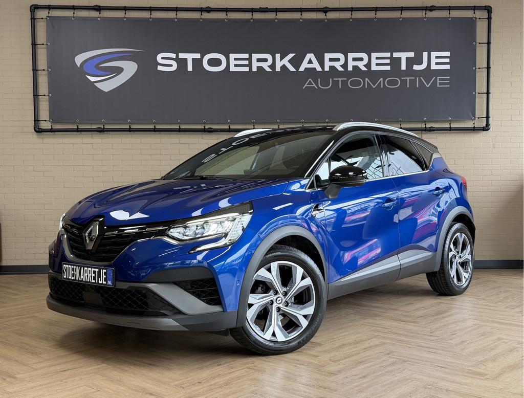 Renault Captur 1.3 TCe 140 R.S. Line | Groot Navi | Bose | 3, Gebruikt, Zwart, 4 cilinders, Blauw