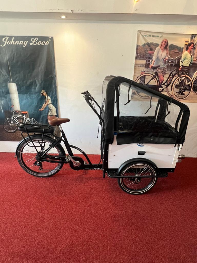 Actie buitengewoon mooie Vogue E-bakfiets nu voor €845, Fietsen en Brommers, Fietsen | Bakfietsen, Ophalen of Verzenden, Zo goed als nieuw