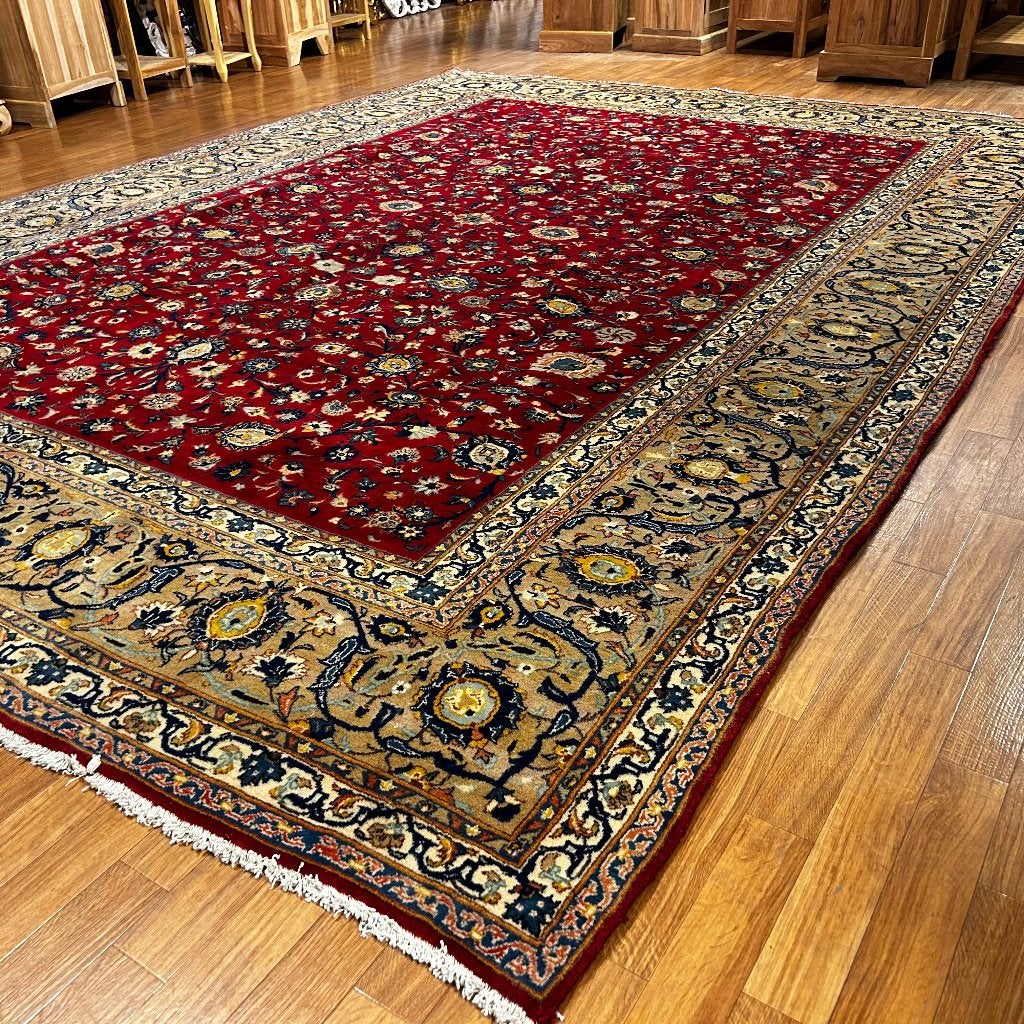 perzisch tapijt Yazd – 398 x 298 cm - Gratis bezorgd, Taag 63, 2491 CS, Den Haag (Forepark), Ophalen of Verzenden, Perzisch tapijt - trendy vloerkleed – handgeknoopt