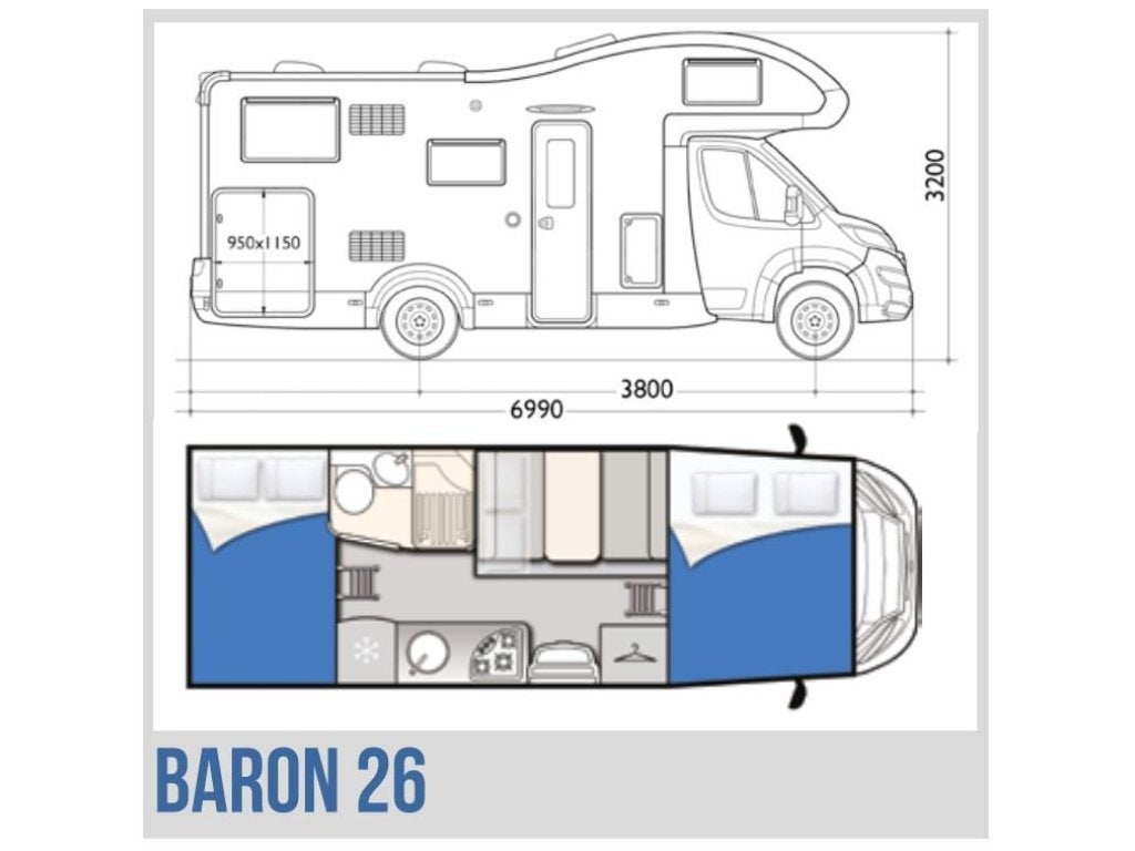 Foto 20 van Elnagh Baron 26 Alkoof 2020 | Dakairco | Level | Off Grid