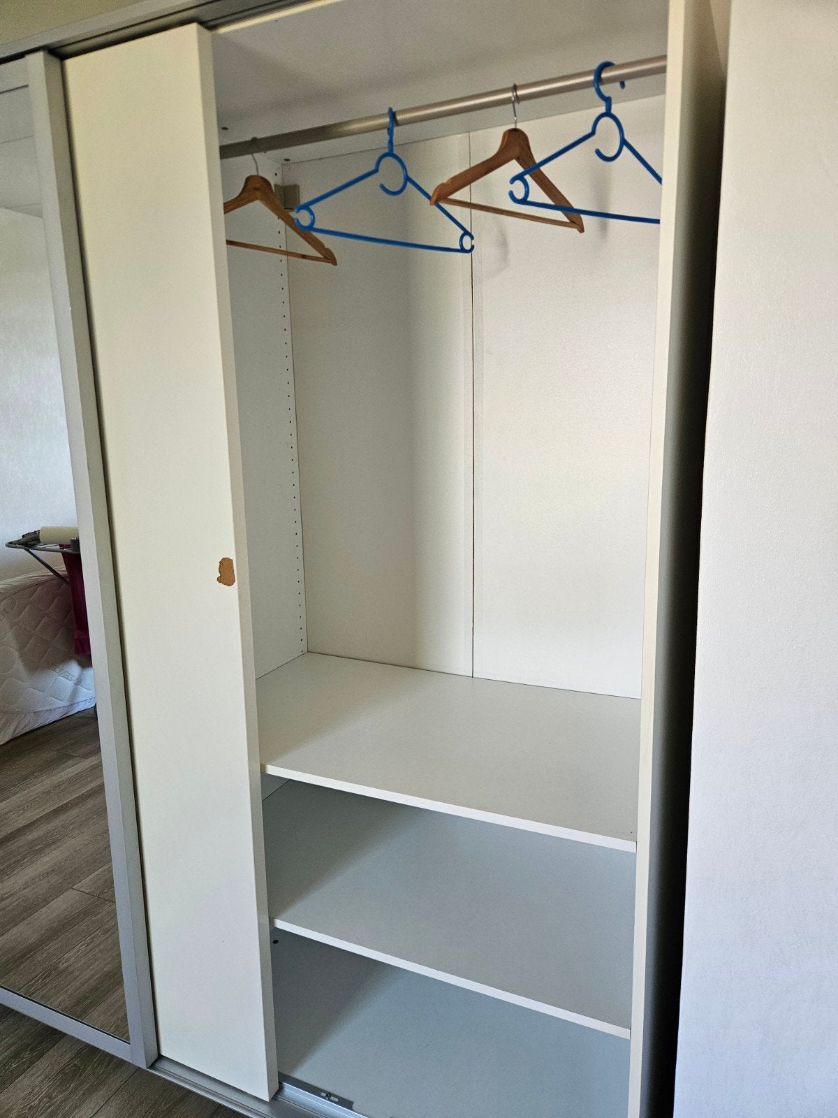 Schuifdeurkast, Huis en Inrichting, Kasten | Kledingkasten, Ophalen, Gebruikt, 200 cm of meer, 200 cm of meer