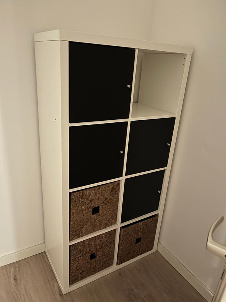 IKEA Kallax kast met 8 vakken, Huis en Inrichting, Kasten | Boekenkasten, Gebruikt, 50 tot 100 cm, 100 tot 150 cm, 25 tot 50 cm