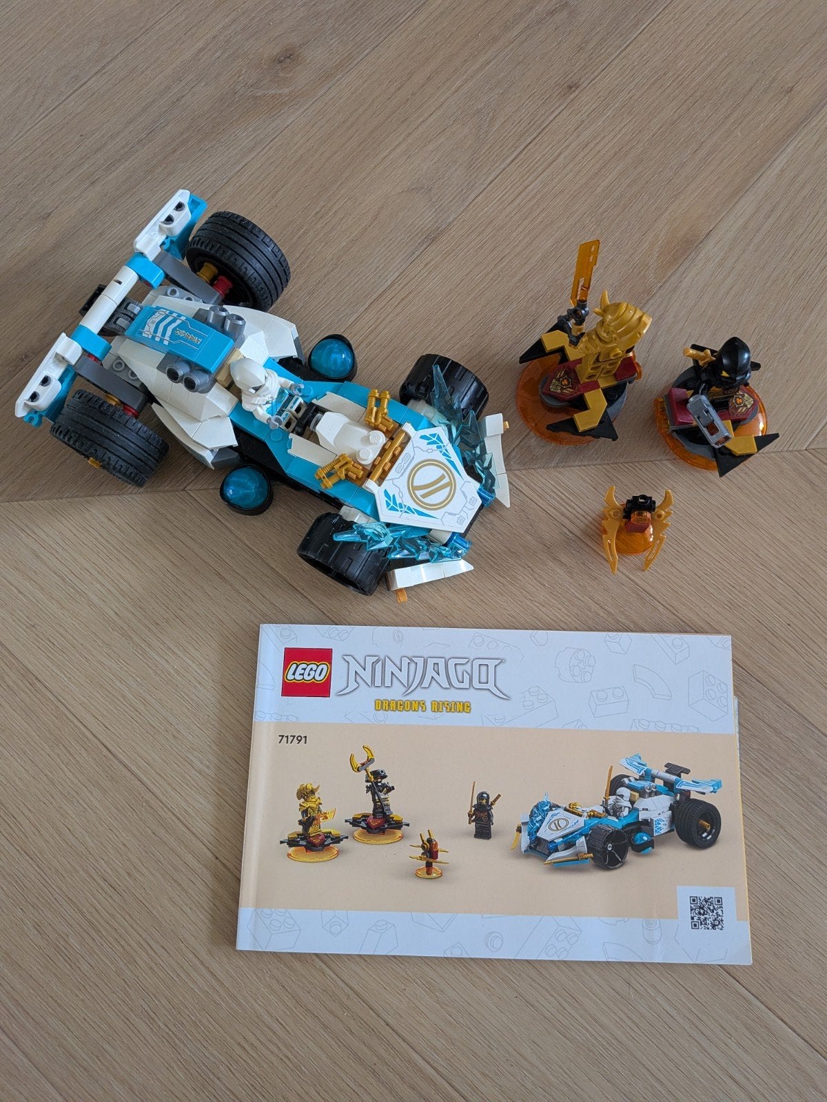 Lego Ninjago 71791 Zane's Drakenkracht Spinjitzu Raceauto, Compleet, Lego, Ophalen of Verzenden, Zo goed als nieuw
