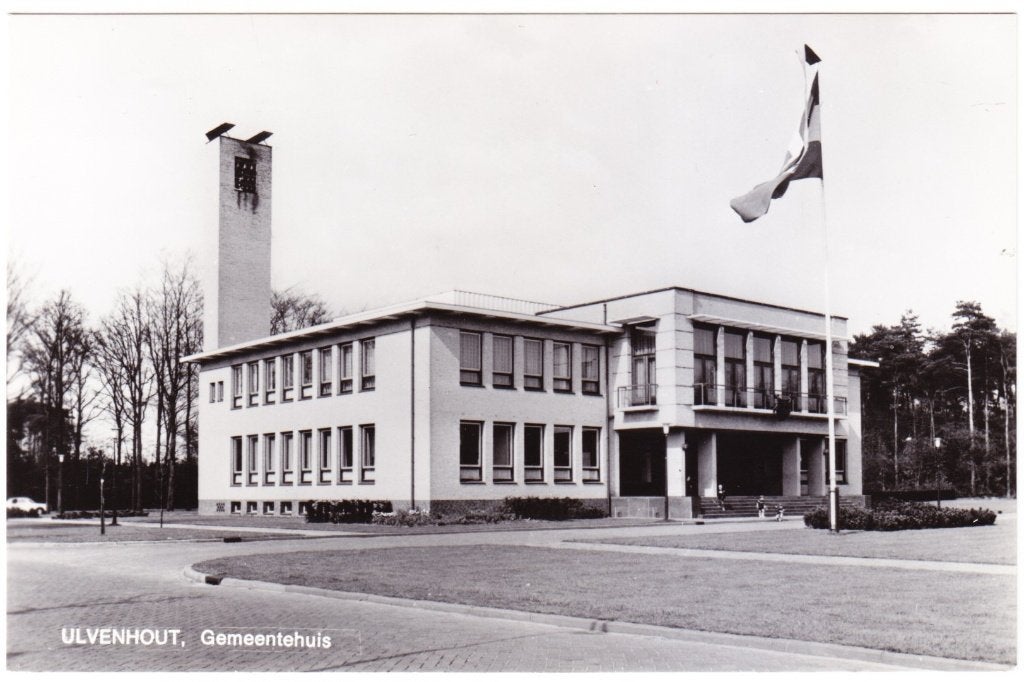 Ulvenhout - Gemeentehuis, Verzenden, 1960 tot 1980, Ongelopen, Noord-Brabant