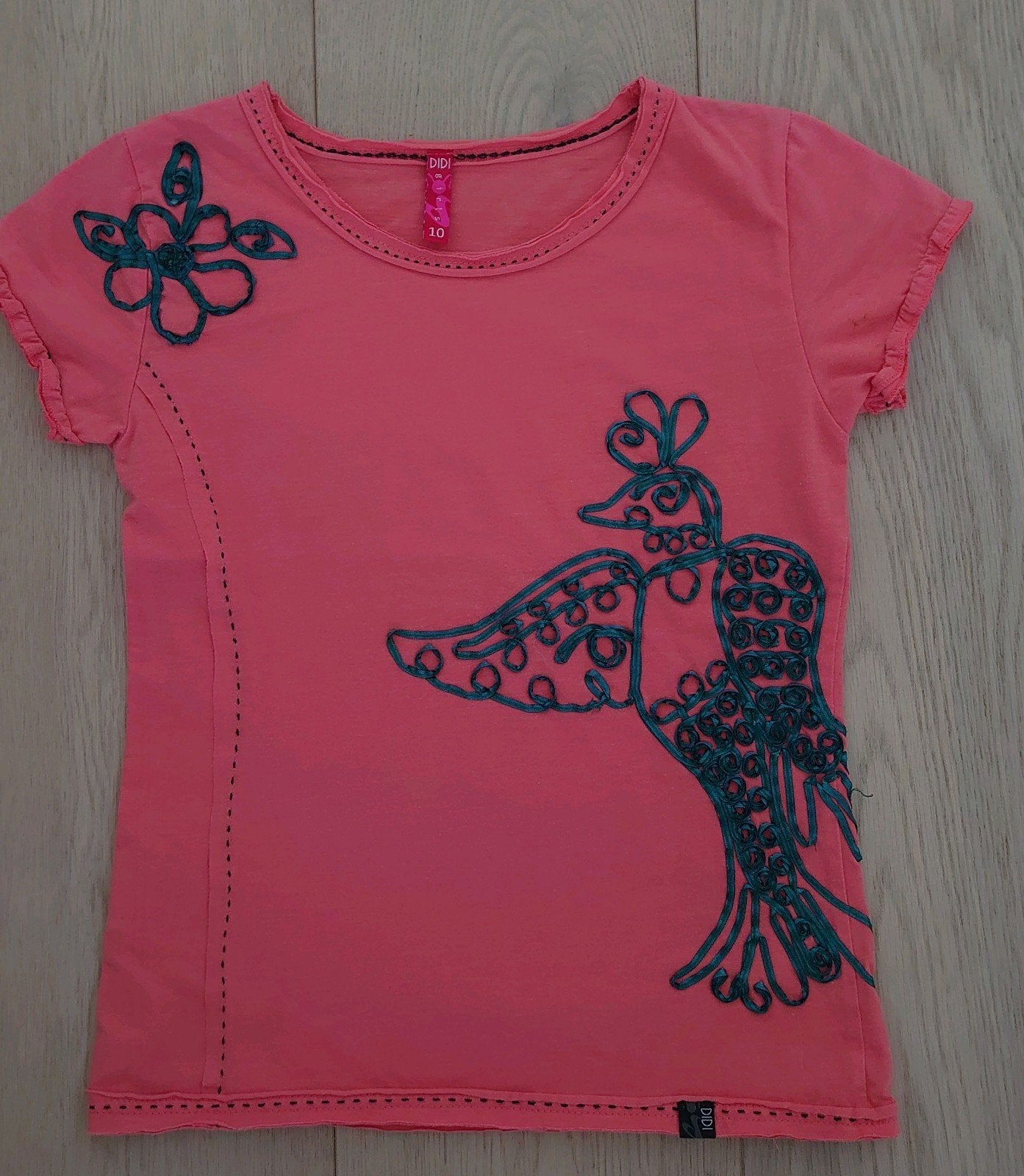 T-shirt van Didi  maat 140-146 (10), Kinderen en Baby's, Meisje, Ophalen of Verzenden, Zo goed als nieuw, Didi
