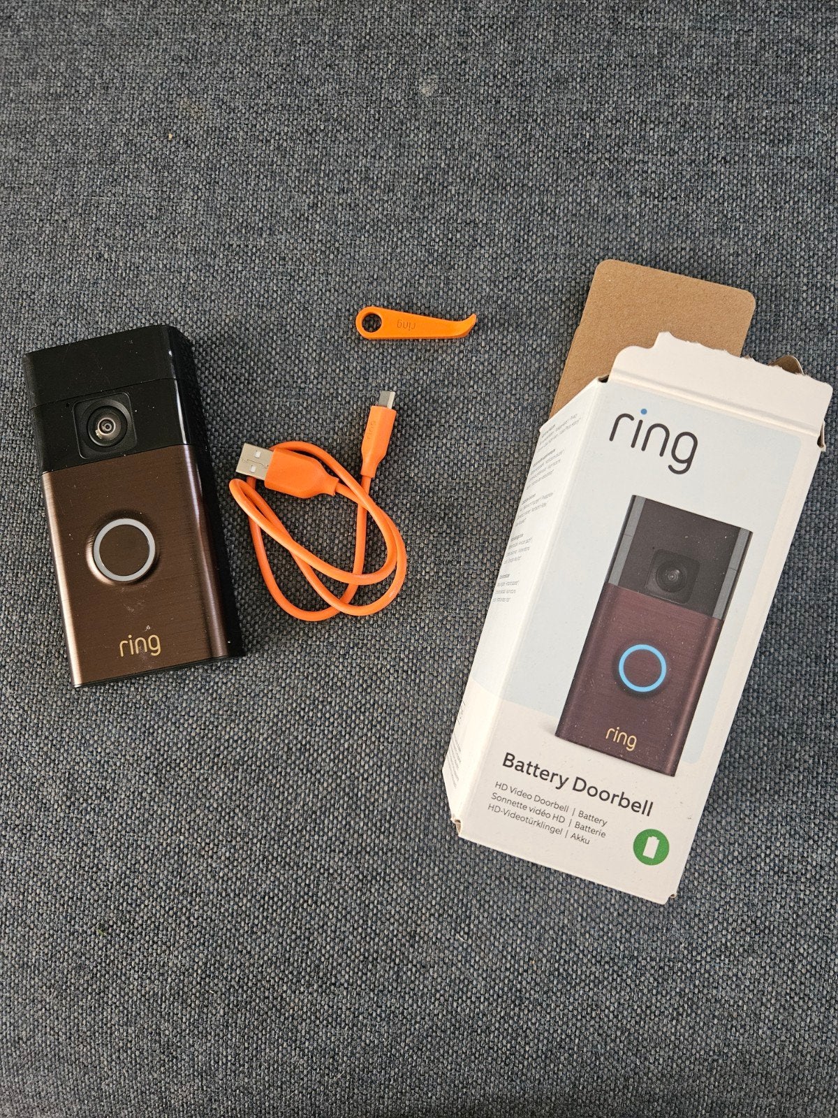 Ring Battery Video Doorbell, Ophalen, Bewegingsdetectiesensor, Nieuw, Draadloos