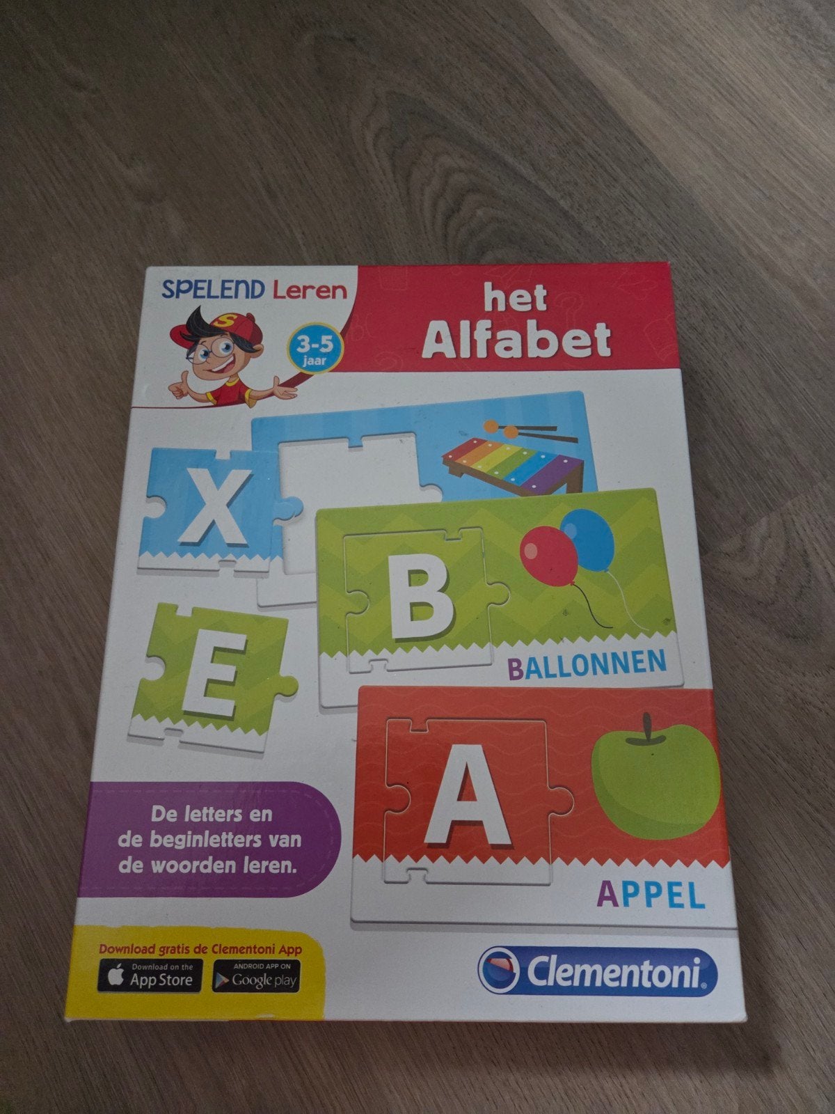 Clementoni Het Alfabet - Educatief Puzzelspel, Ophalen of Verzenden, Zo goed als nieuw, Puzzelen