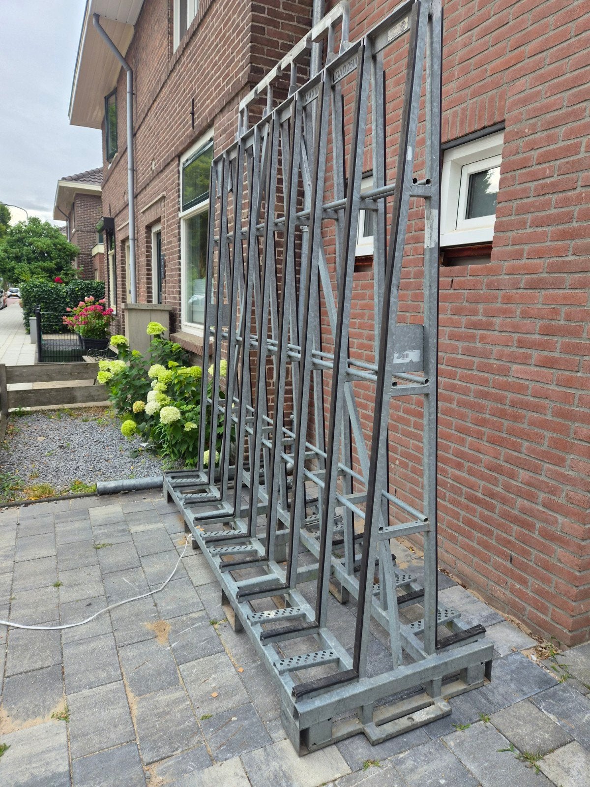 Robuuste glasbok voor transport en opslag van glas, Doe-het-zelf en Verbouw, Glas en Ramen, Ophalen, Gebruikt, 160 cm of meer