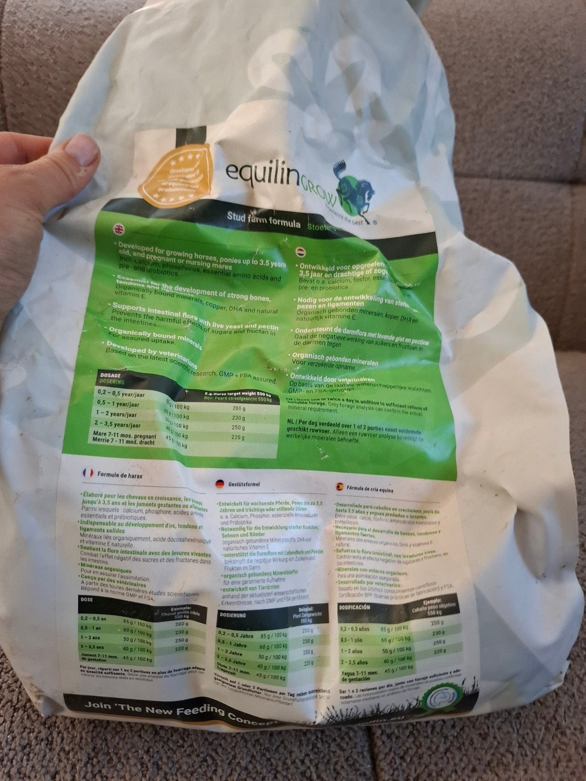 Equilin Grow en Equilin Immuno, Dieren en Toebehoren, Verzenden