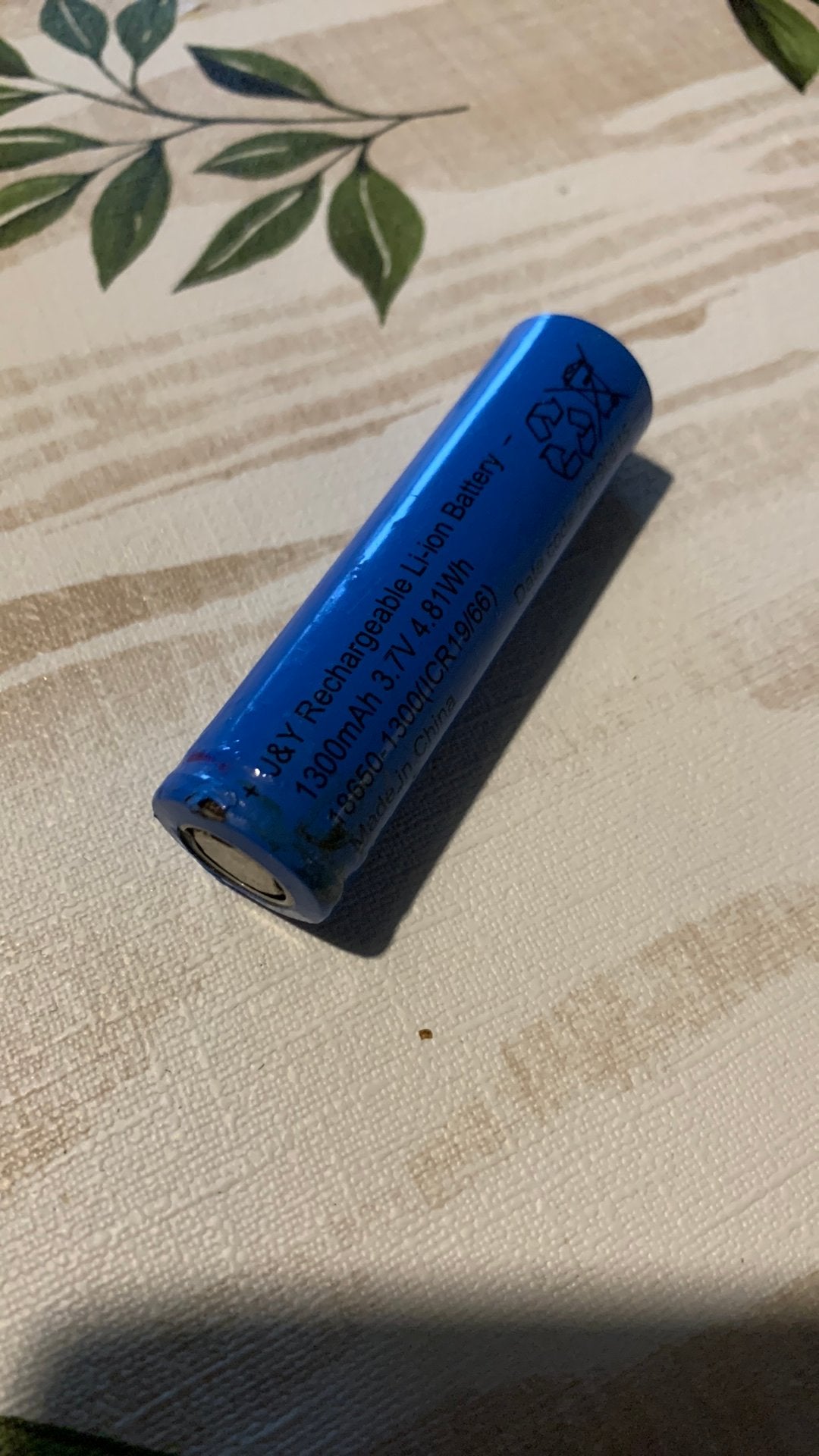 Batterij oplaadbaar 18650. 3,7 volt, Audio, Tv en Foto, Ophalen, Nieuw, Oplaadbaar