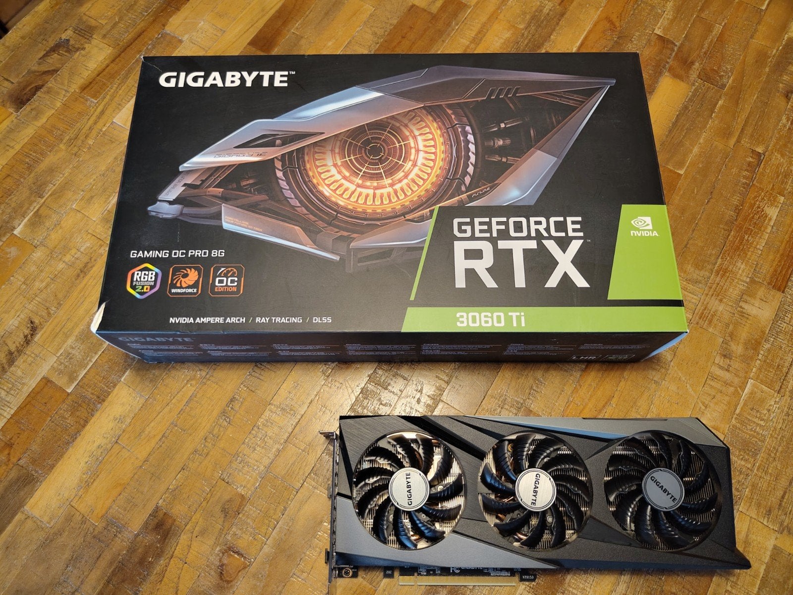 Videokaart Gigabyte GeForce RTX 3060 Ti Gaming OC Pro 8G, Computers en Software, Videokaarten, GDDR6, PCI-Express 4, Ophalen of Verzenden