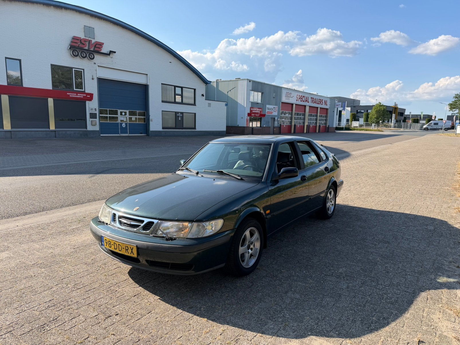 Saab 9-3 2.0 T 1999 Groen, Auto's, Saab, Particulier, Saab 9-3, Airbags, Boordcomputer, Centrale vergrendeling, Cruise Control