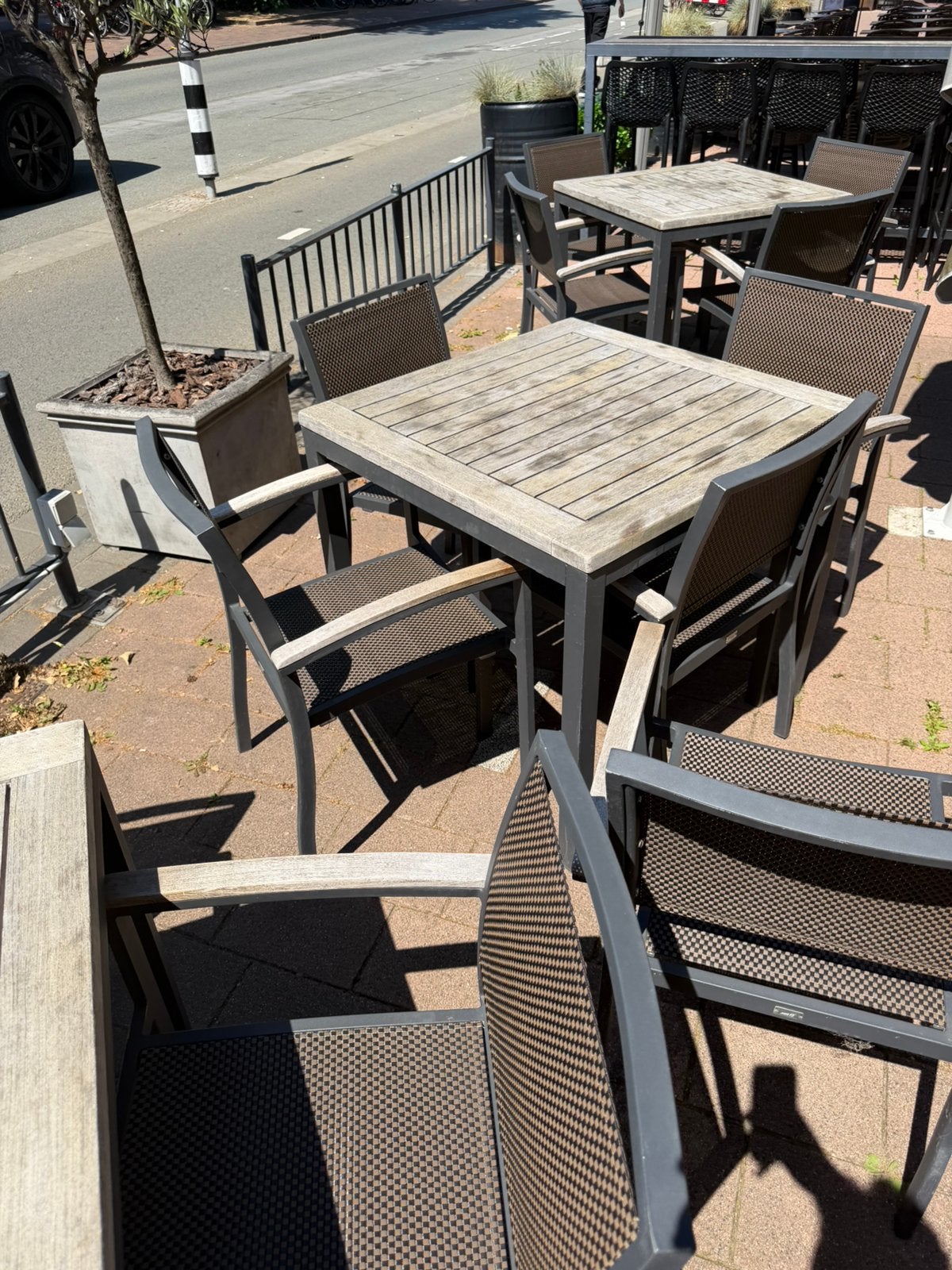 Terasstoelen en tafels meenemen, Ophalen of Verzenden, Zo goed als nieuw
