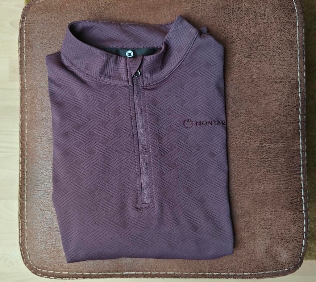 Montar MoCilia Trainingshirt Donkerpaars maat M, Ophalen of Verzenden, Zo goed als nieuw, Dressuur, Bovenkleding