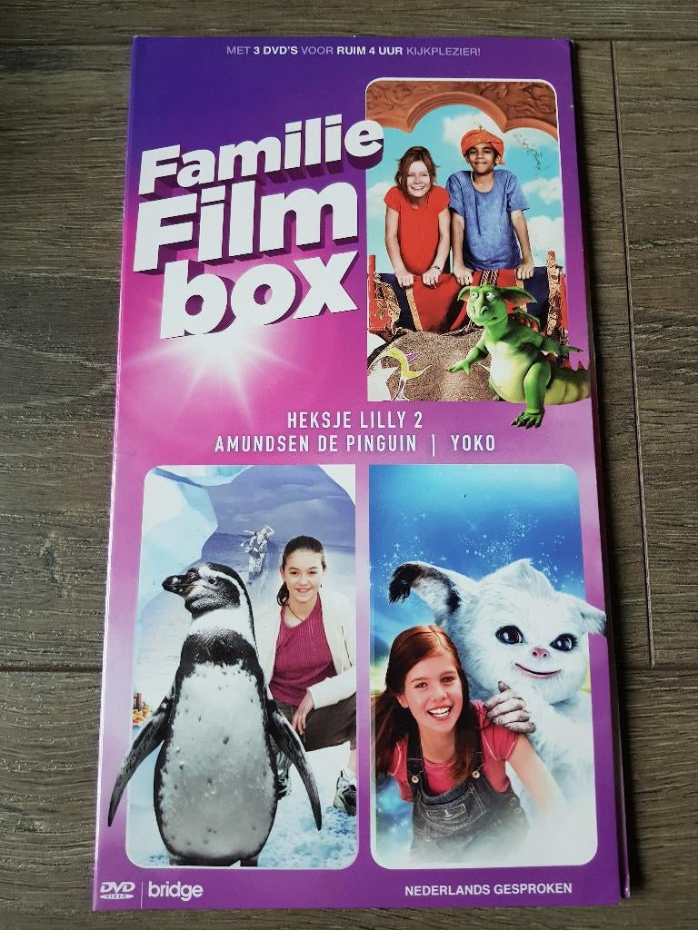 Dvd filmbox : Heksje Lilly 2 - Amundsen de pinguin - Yoko, Cd's en Dvd's, Dvd's | Kinderen en Jeugd, Avontuur, Alle leeftijden