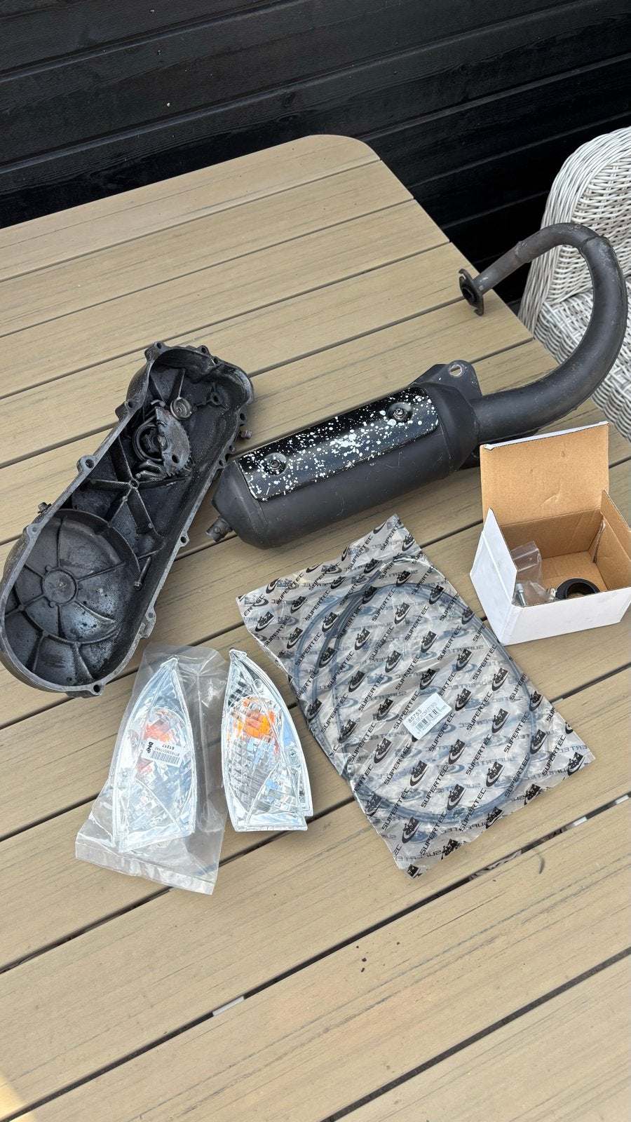 Vivacity onderdelen, Fietsen en Brommers, Ophalen, Gebruikt, Uitlaat, Peugeot