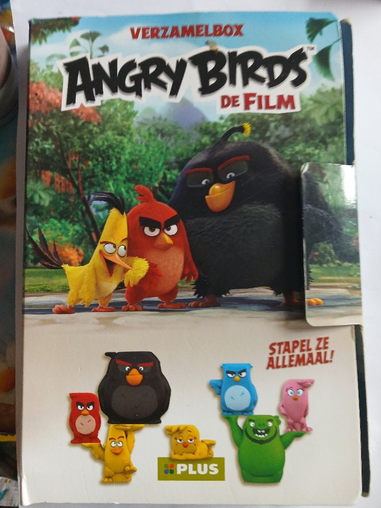 Angry Birds De Film Verzamelbox met Stapelfiguren, Verzamelen, Plus, Verzenden
