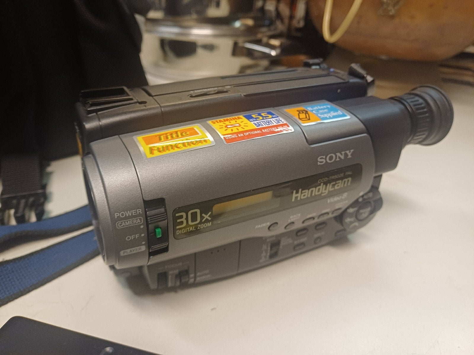 Sony CCD-TR502E Handycam Video8 Camcorder, Ophalen of Verzenden, 8mm, Camera