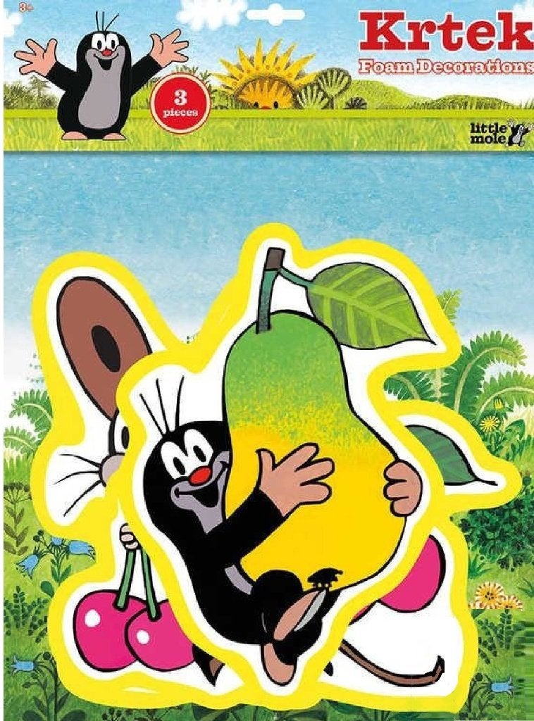 Foam stickers muurdecoratie "Het Molletje" tekenfilm serie, Ophalen of Verzenden, Wanddecoratie