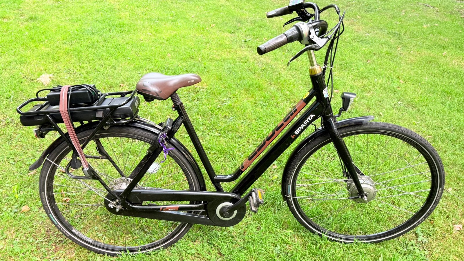 Goed werkende nette unisex damesfiets E-bike Sparta 53cm, Ophalen, Sparta, Versnellingen, Trommelrem