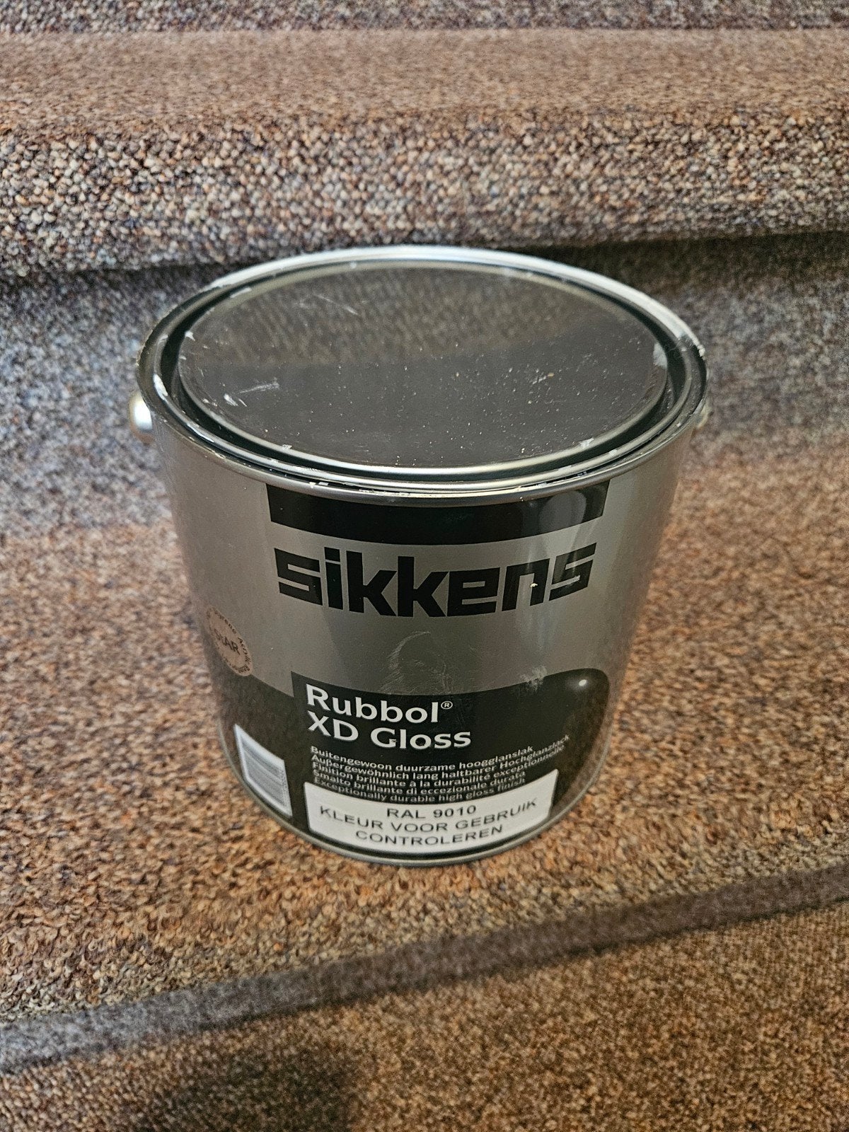 Sikkens Rubbol XD Gloss 2,5L gebroken wit, Ophalen of Verzenden, Nieuw, Wit, Lak