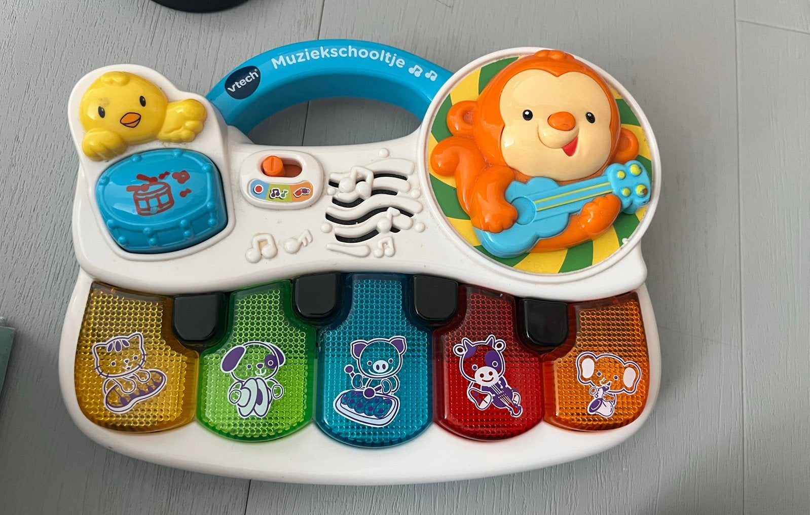 Vtech Muziekschooltje piano - Werkt goed!, Kinderen en Baby's, Speelgoed | Vtech, Ophalen, Gebruikt, 6 maanden tot 2 jaar