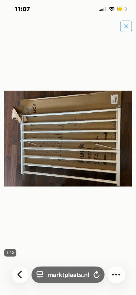 1x puck traphek nieuw, Kinderen en Baby's, Traphekjes, Ophalen, Nieuw, Metaal of IJzer, 115 cm of meer
