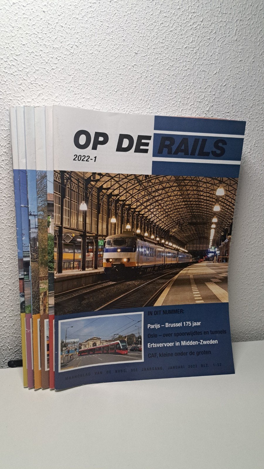 Complete jaargang Op De Rails 2022, Ophalen of Verzenden, Zo goed als nieuw, Trein, Boek of Tijdschrift