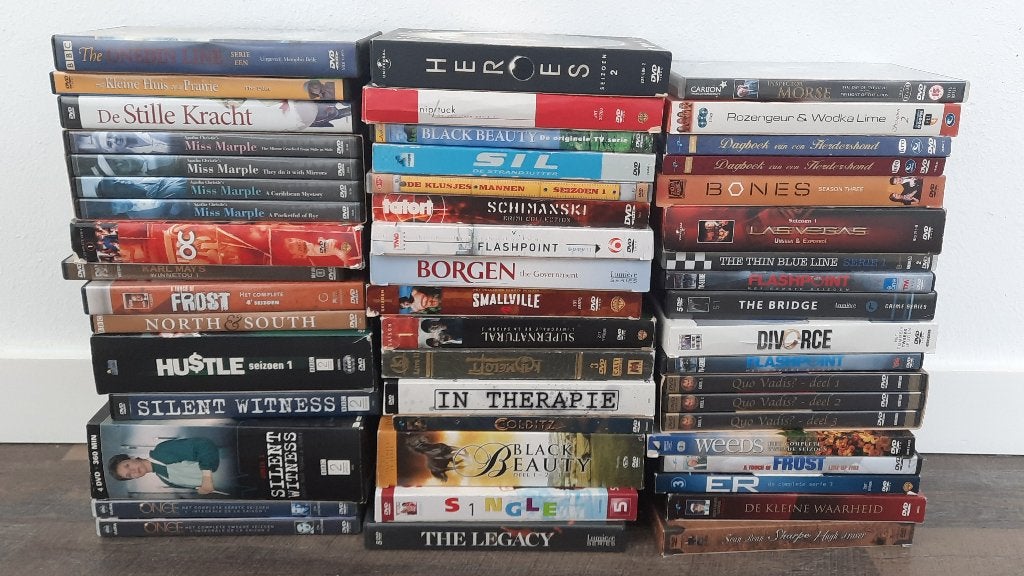 Grote Ongesorteerde Partij TV Series op DVD, Alle leeftijden, Ophalen of Verzenden, Gebruikt, Drama