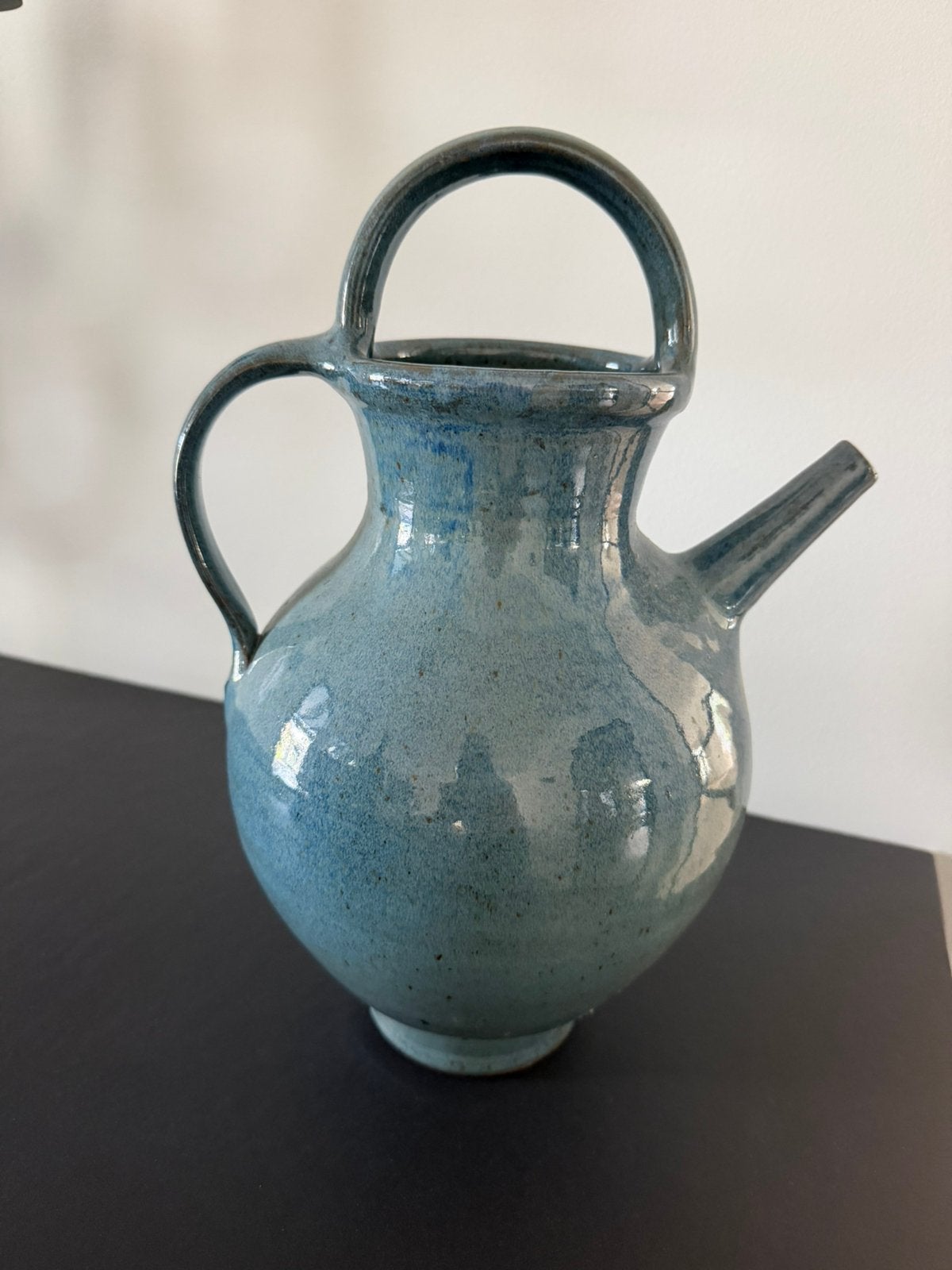 Frans blauwe kan uit de Bourgogne, Antiek en Kunst, Ophalen of Verzenden