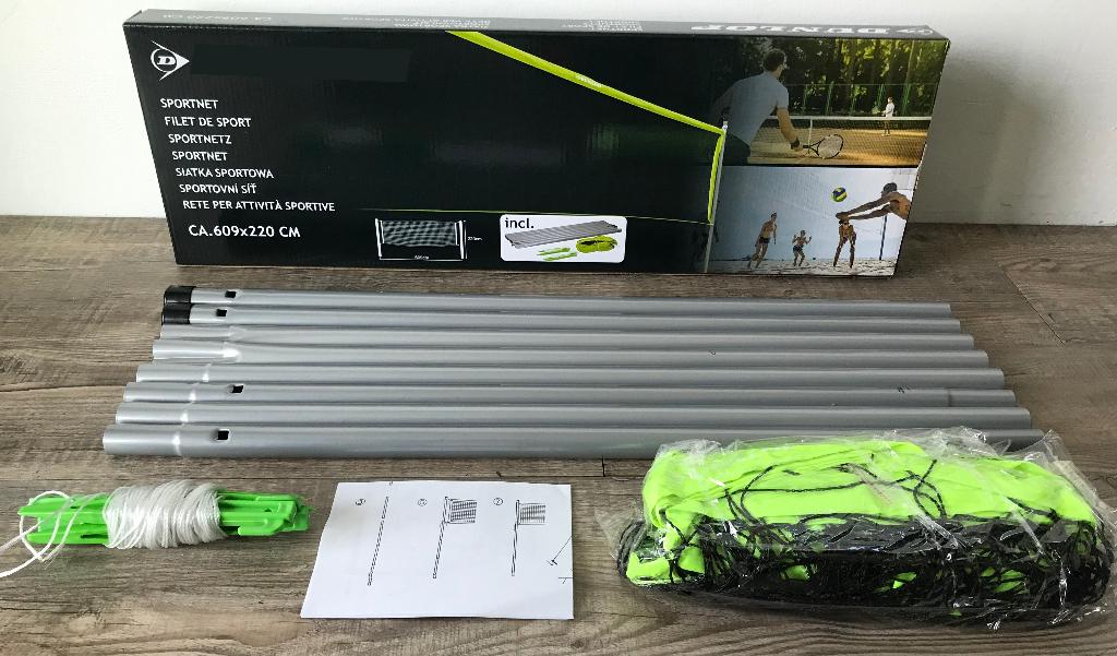 Sportnet 609 x 220 cm Multifunctioneel volleybalnet Nylon, Ophalen of Verzenden, Overige typen
