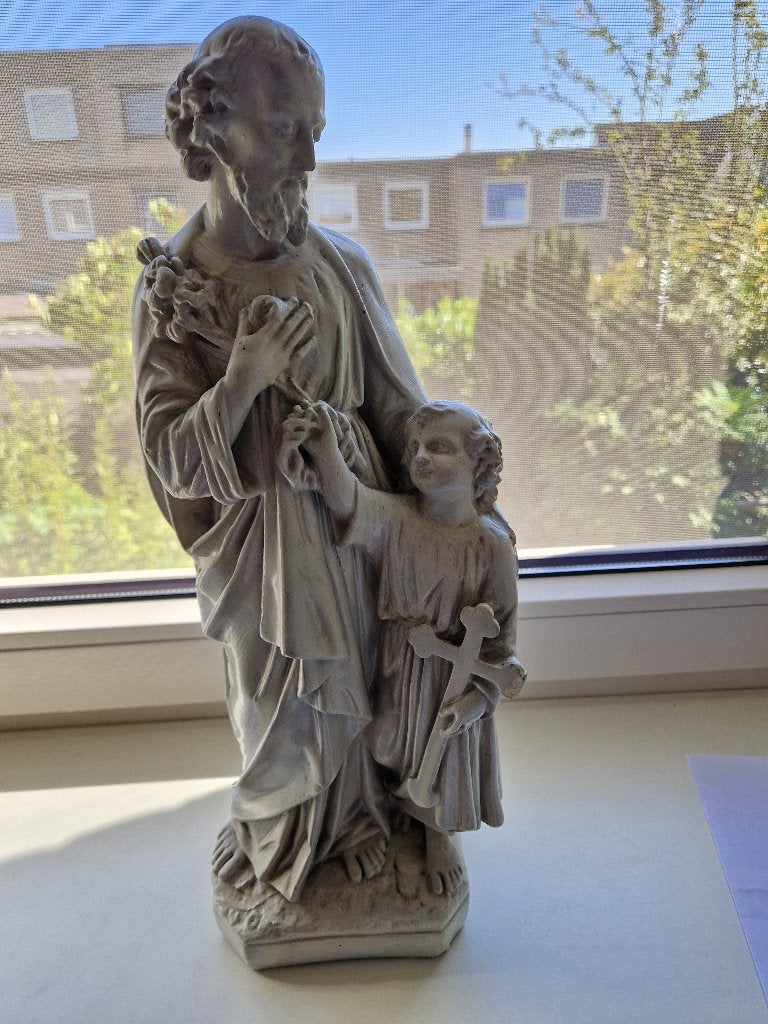 Beeld Heilige St Joseph, Antiek en Kunst, Antiek | Religie, Ophalen