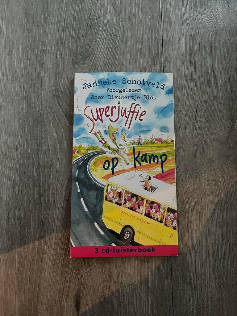 Superjuffie op Kamp - Luisterboek (3 CD's), Boeken, Luisterboeken, Ophalen of Verzenden, Cd, Kind