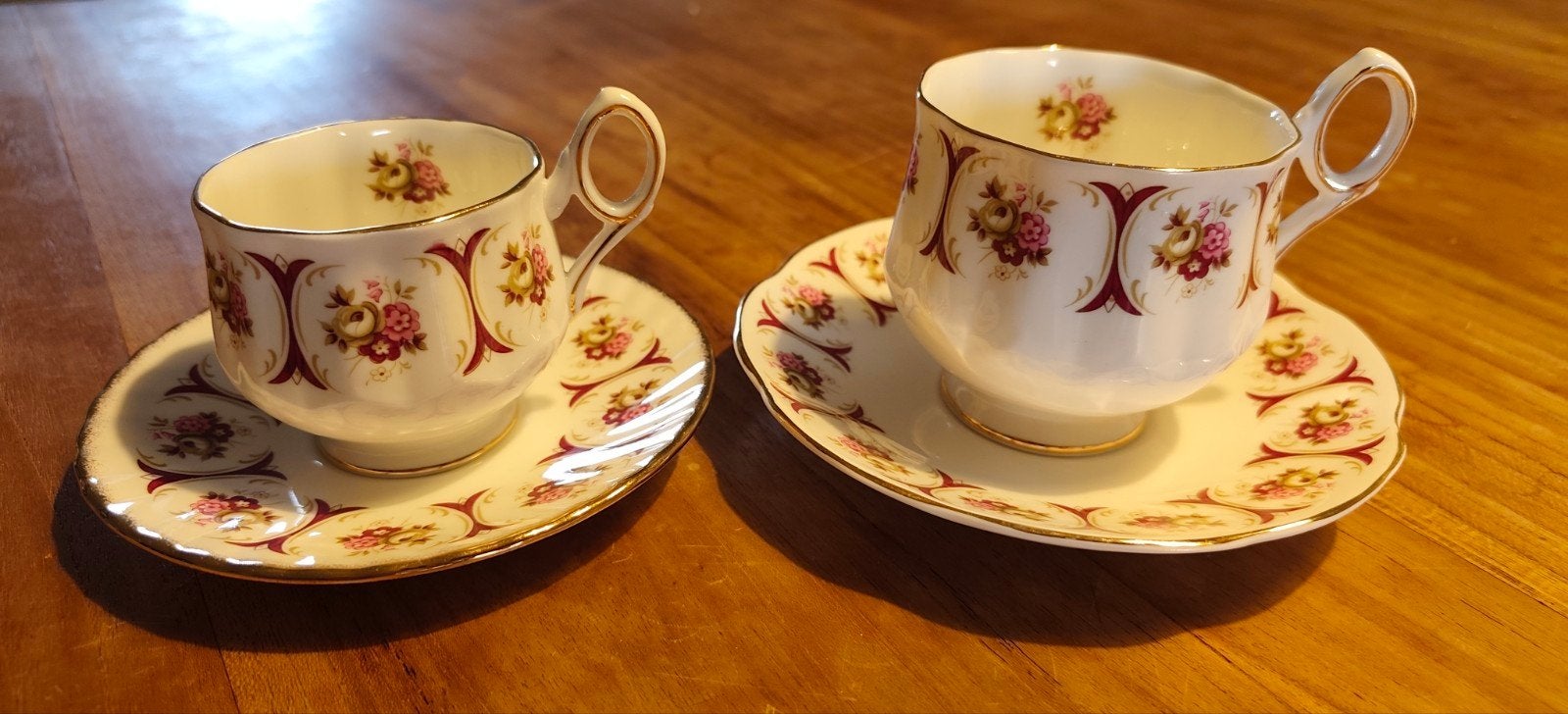 Rosina Bone China kop en schotel set, Made in England, Ophalen of Verzenden