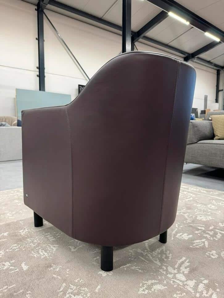 Nieuw Rolf Benz Onda Fauteuil leer Design stoel, Nieuw, Ophalen of Verzenden, Rolf Benz, 50 tot 75 cm