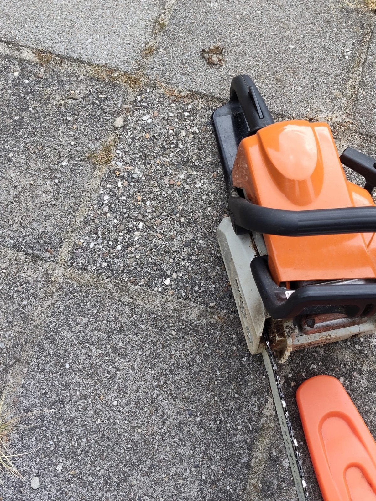 Stihl MS 170 2-MIX Kettingzaag - Gebruikt, Doe-het-zelf en Verbouw, Gereedschap | Zaagmachines, Ophalen, Stihl, Gebruikt, Kettingzaag