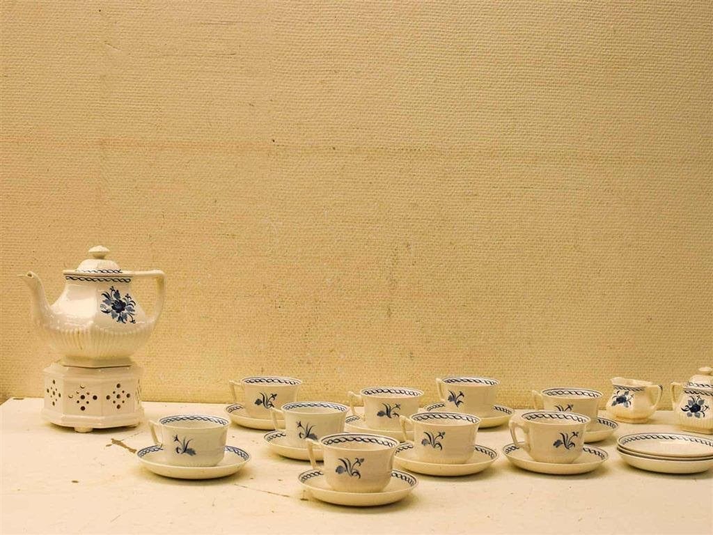 28 delig Adams wedgwood theeservies 53676, Gebruikt, Ophalen of Verzenden, Bord(en), Overige stijlen
