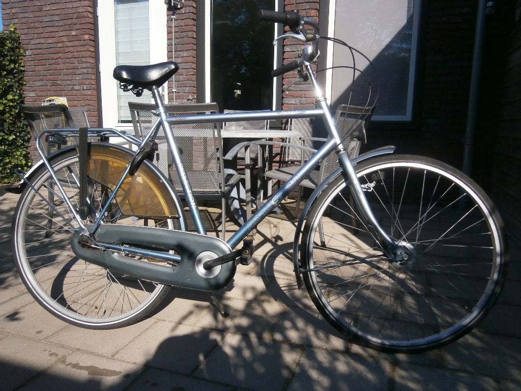 herenfiets, Gebruikt, Versnellingen, 57 tot 61 cm, Trommelrem